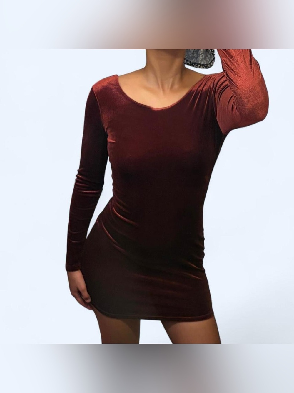 Goth Red Velvet Mini Dress by Mimi Chica!